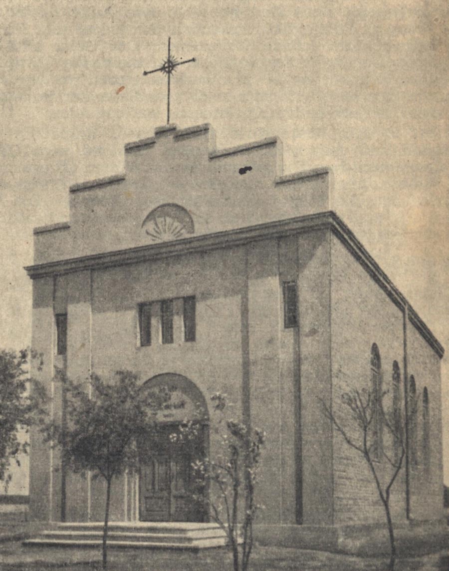 Kościół w Borowej, źródło: Heimatbote 1950, 1951