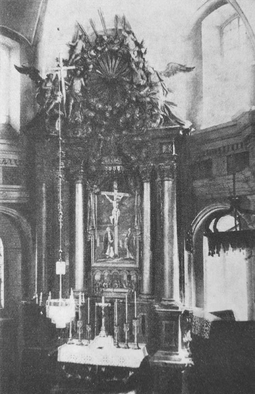 Kościół w Wieluniu przed 1939 rokiem